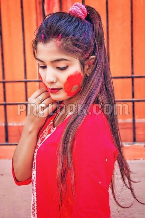 Girl Holi Holi Colors royalty free stock images download