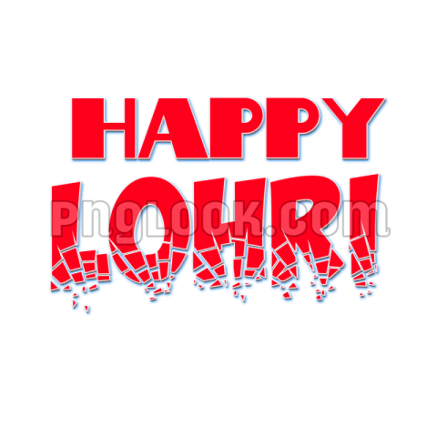 Happy Lohri PNG | happy Lohri text PNG images download