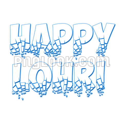 Happy Lohri festival PNG image