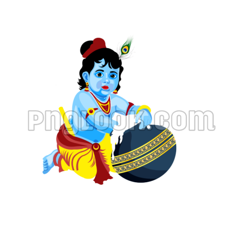Krishna Janmashtami PNG image download free