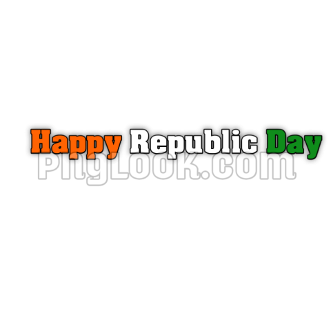 Happ Republic Day 26 January ENGLISH tex png