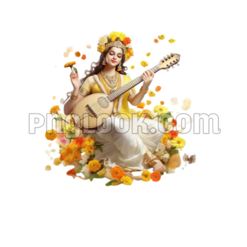 SARASWATI PUJA PNG IMAGES DOWNLOAD png