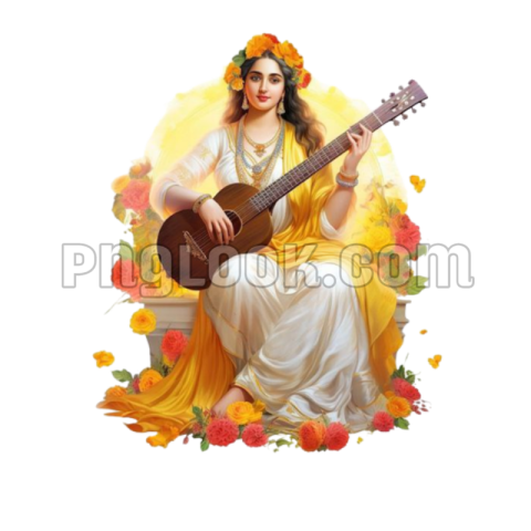 SARASWATI PUJA PNG HD IMAGES DOWNLOAD FREE
