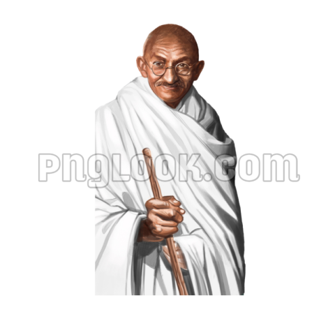 standing mahatma gandhi png transparent image download