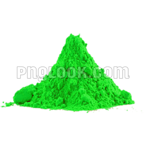 green Gulal PNG