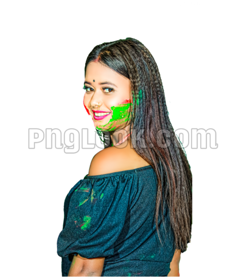 Holi actress PNG image
