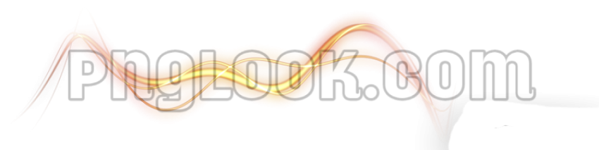 Curve Golden light PNG download