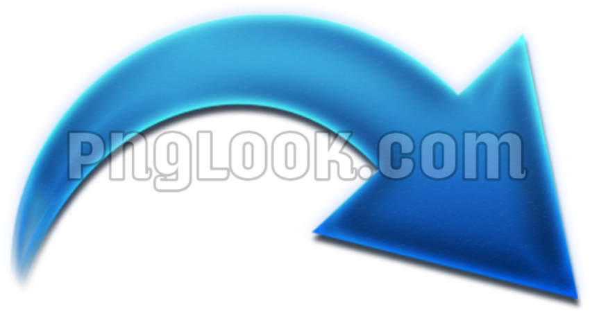 Blue curv Arrow image download