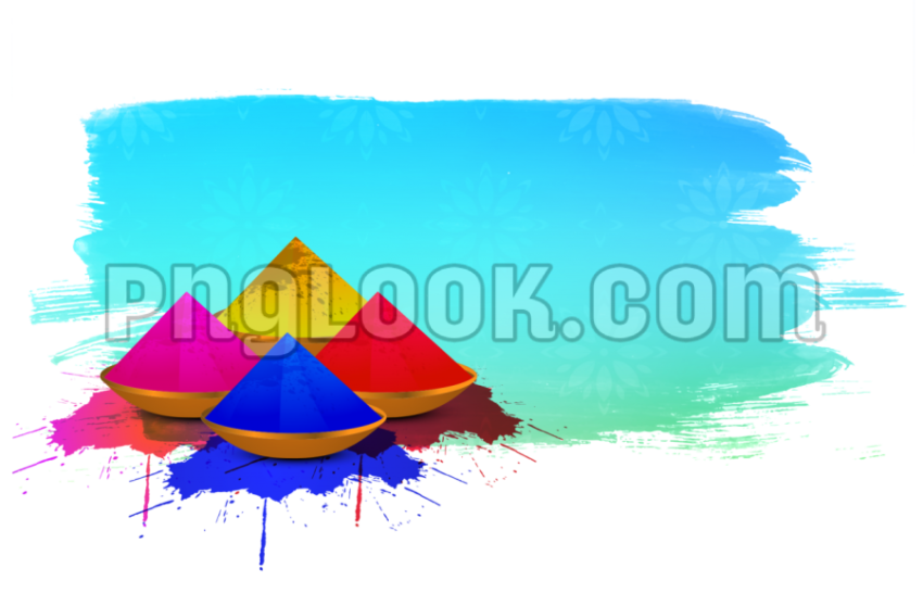 Holi banner poster designing PNG image download